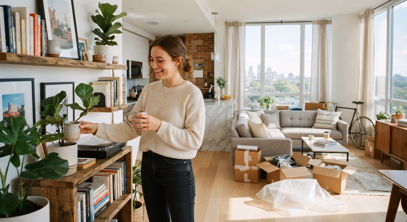 what to buy for a new apartment - kitchen and cleaning essentials checklist