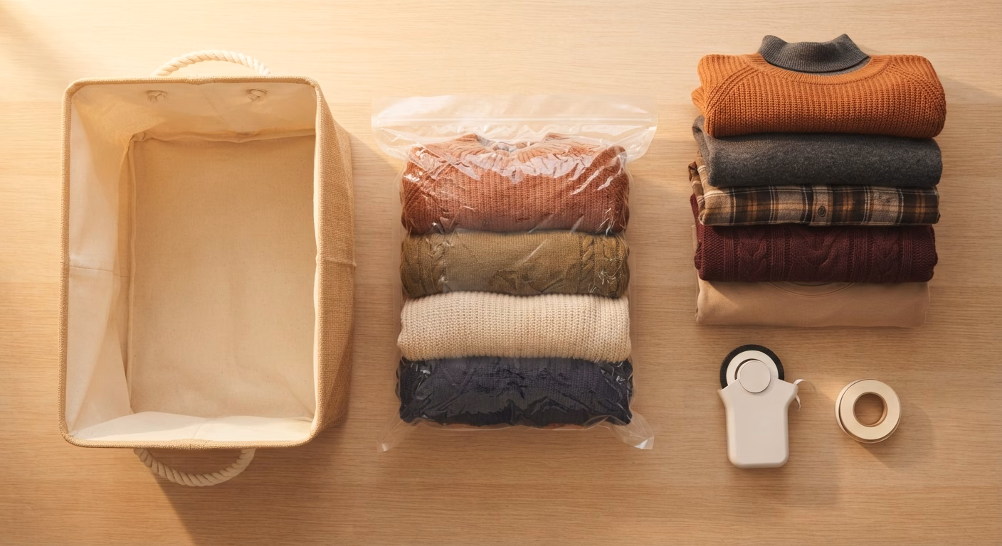what to buy for a fall home reset - storage bins and closet organization tools