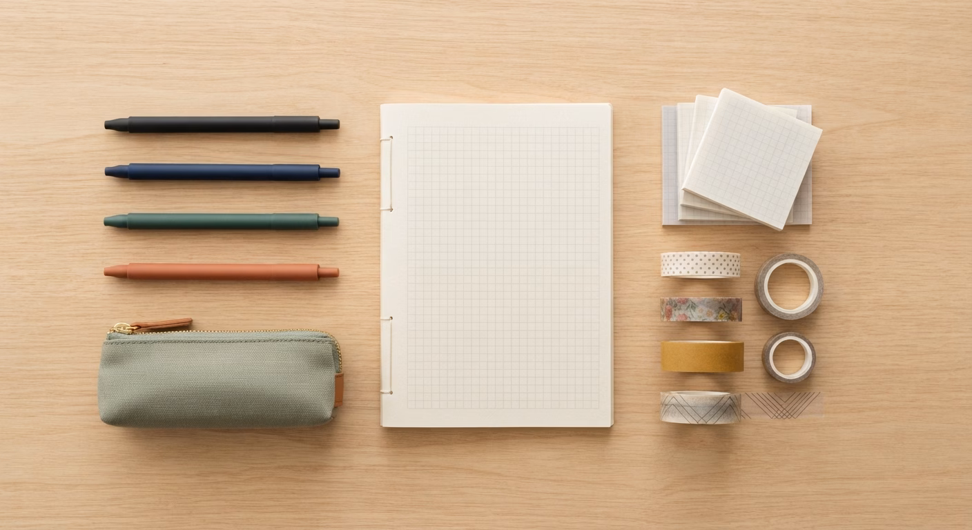 what to buy in Tokyo for stationery - pens, notebooks, and desk tools
